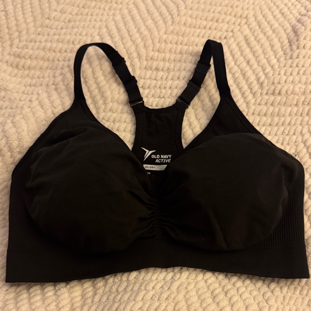 Old Navy Active Go-Dry Black Sports Bra XL